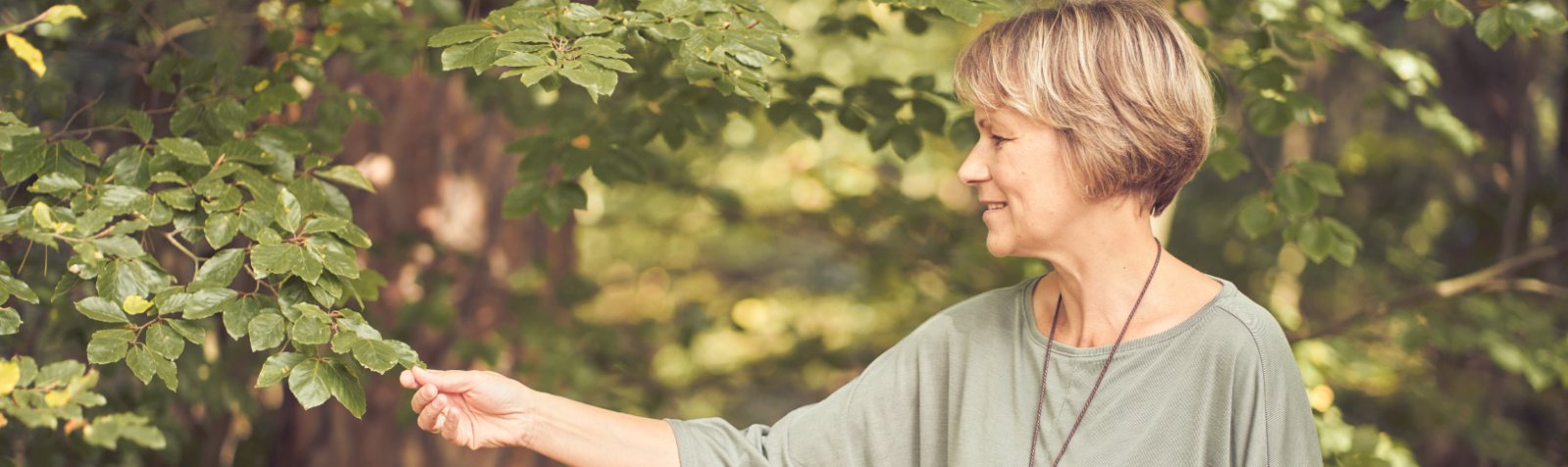 Daniela Beutlhauser im Wald